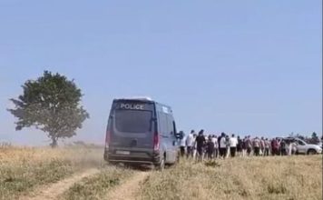 Protestë në Zagori të Vushtrrisë kundër ndërtimit të kishës, policia në vendin e ngjarjes