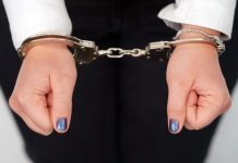 U paraqit në stacion policor për një rast tjetër, gruaja shtyn zyrtarin policor e bën sjellje agresive