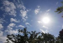 Mot me diell, temperatura mesatare