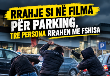 Rrahje si nëpër filma në Prishtinë, dy persona goditen me fshisë (Video)