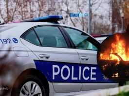 Digjet një veturë në Podujevë gjatë natës, policia nis hetimet