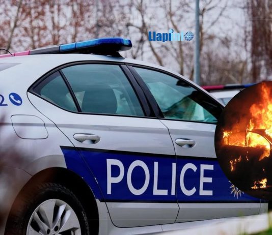 Digjet një veturë në Podujevë gjatë natës, policia nis hetimet