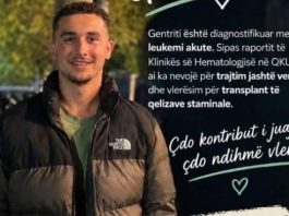 Gentriti po lufton me leukeminë, familja bën thirrje për ndihmë